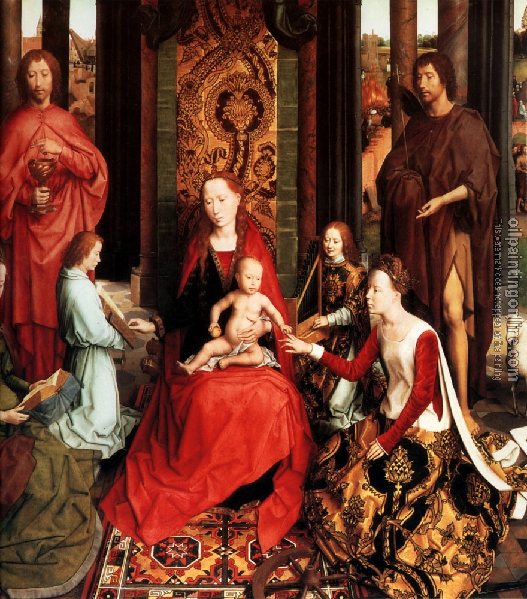 Memling, Hans - Marriage of St Catherine